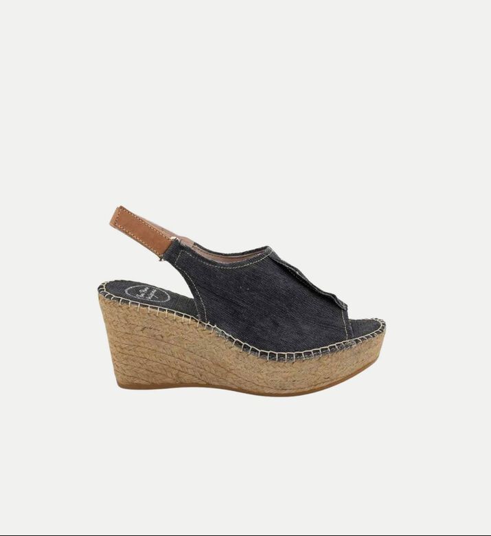Lugano Cotton Blend Platform High-wedge Espadrille