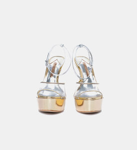 صندل ناتاليا ساتان بكعب لؤلؤي