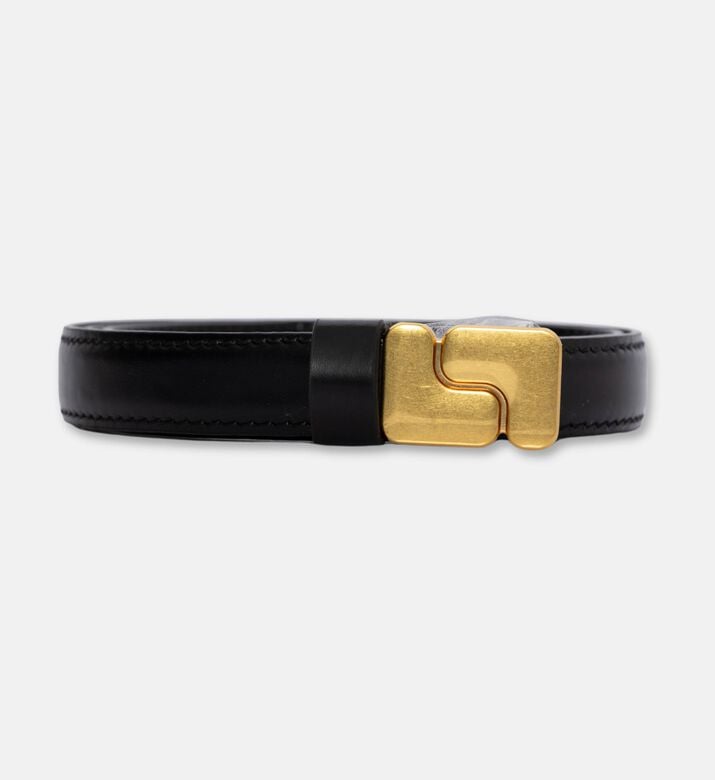 Soeur Ninon Mini Slim Belt, Black, 70, Packshot View