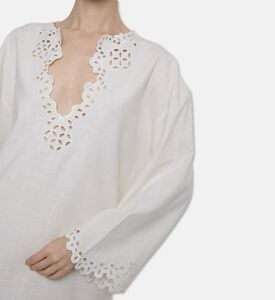 Isabel Marant Ruffled Tiered Mini Dress, Model View