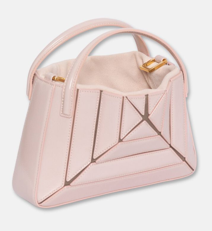 Mlouye Mini Sera Leather Top-handle Bag, Pink, Packshot View