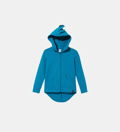 Dino Cotton Hooded Cardigan Jacket