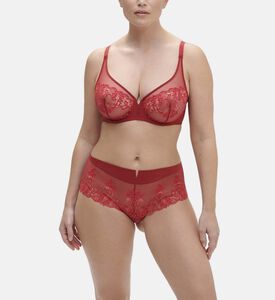 دانتيل شبكي مطرز ساجا قصير