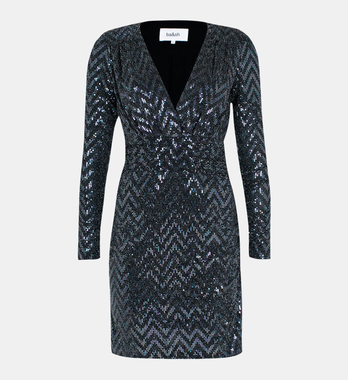 Flavie Sequin Embellished Dress