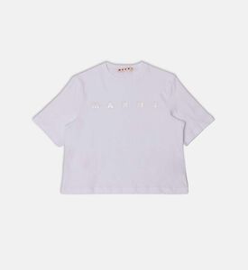 Metallic Logo-print Boxy-fit T-shirt Metallic Logo-print Boxy-fit T-shirt