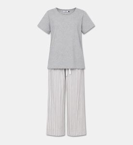 Galeries Lafayette Cotton Stripped Pajama Set, Packshot View