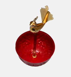 وعاء زخرفي كلاسيكي بشكل طائر