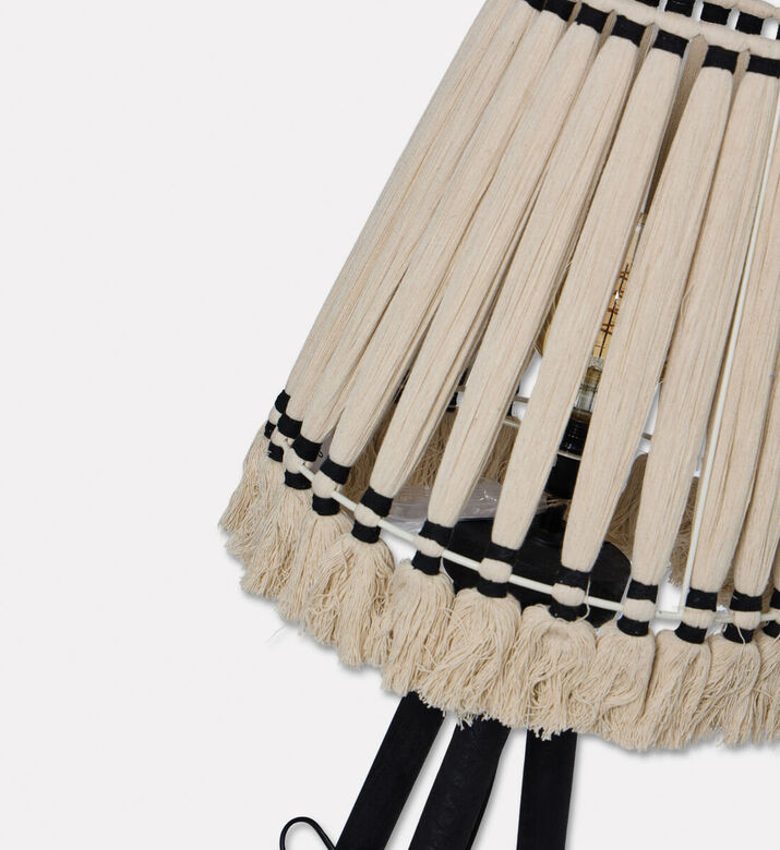 Light and Living Loa Round Drum Floor Lamp, Packshot View