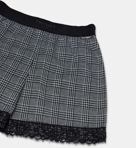 Twinset Lace Trim Knitted Shorts, Packshot View