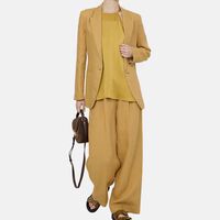 Linen Canvas Belted Jacket