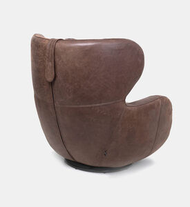 كرسي بذراعين بمسند على شكل صدفة