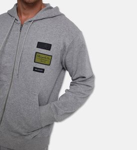 MM6 Label Patch Long-sleeve Sweatshirt, Model View