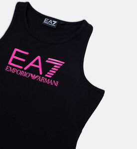 Oversized Logo-print Tank Top Dress