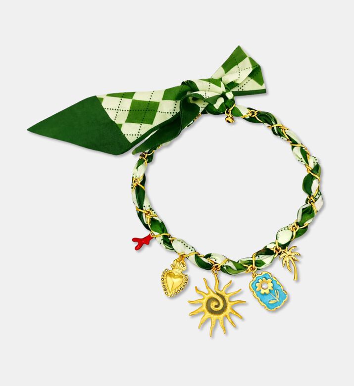 My Little Thieves Necklace Bandana Charm, Packshot View