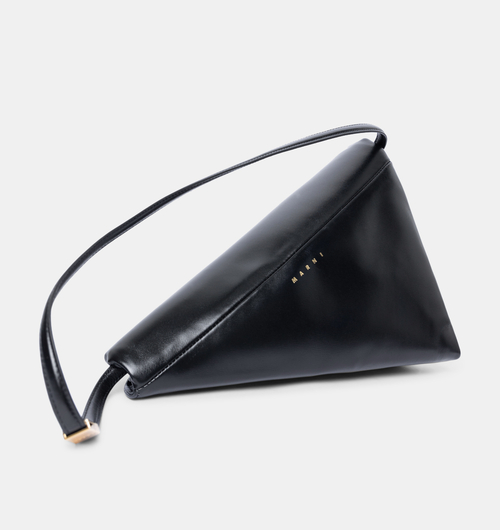 Triangle Prisma Leather Bag