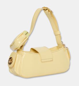 Manc Aurora Logo-detail Micro Shoulder Bag, Yellow, Packshot View