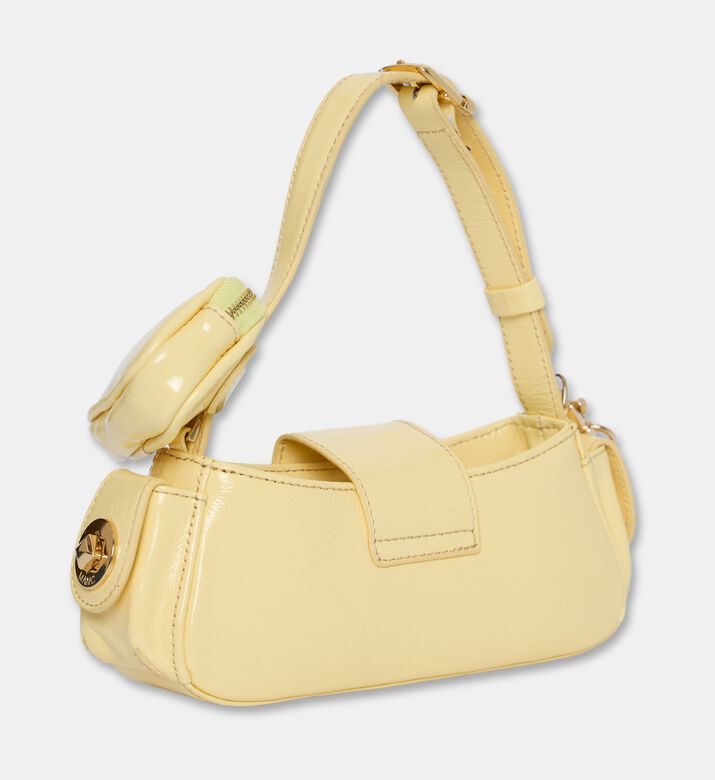 Manc Aurora Logo-detail Micro Shoulder Bag, Yellow, Packshot View