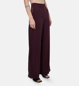 Forte-Forte High-waisted Wide-leg Pants, Model View