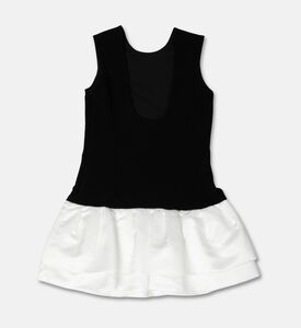 Twinset Contrast Ruffle Woven Dress, Packshot View
