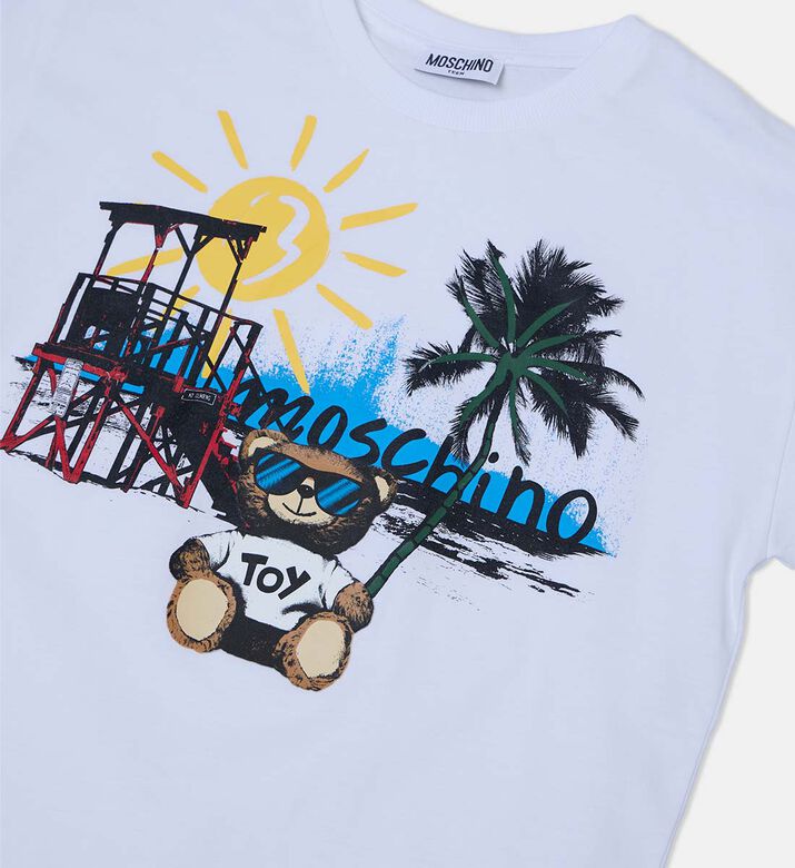 Cotton Teddy Bear Graphic-print T-shirt