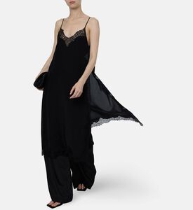 Mes Demoiselles Balma Silk Flared Dress, Model View