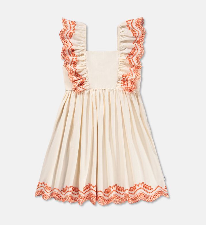 Molo Clementine Sleeves Embroidery Dress, Packshot View