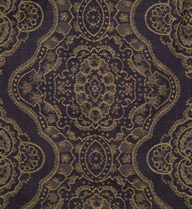 Damask Print Flutter Sleeves Dress