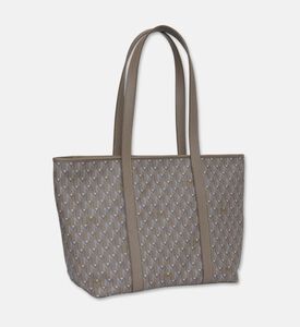 Maya.M All-over Monogram Medium Zip Tote Bag, Greige, Packshot View