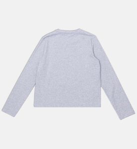 Knit Teddy Bear-print Top Knit Teddy Bear-print Top