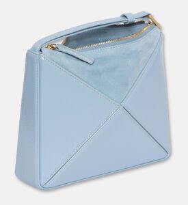 Mlouye Flex Suede Top Handle Mini Bag, Blue, Packshot View