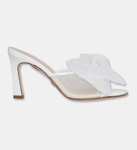 Atana Sheer Lace Rosette Mules, Packshot View