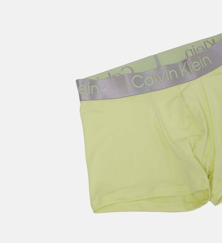 Calvin Klein Cotton Multi Color 3-pack Trunks, Yellow, S, Packshot View