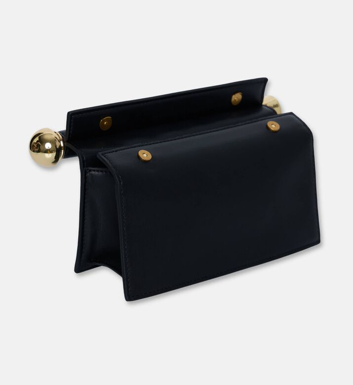 JW PEI Holly Metal Pendant-embellished Clutch, Black, Packshot View