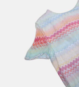 Rainbow Zigzag Knit Top