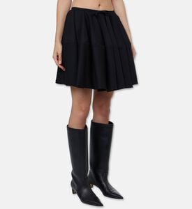 Viktor and Rolf Pleated Flared Mini Skirt, Model View