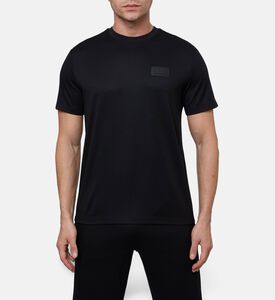 EA7 Short-sleeve Crewneck T-shirt, Black, Xl, Model View