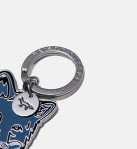 حلقة مفاتيح بشكل رأس ثعلب جريئة