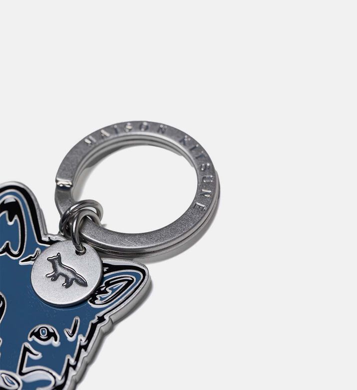 حلقة مفاتيح بشكل رأس ثعلب جريئة