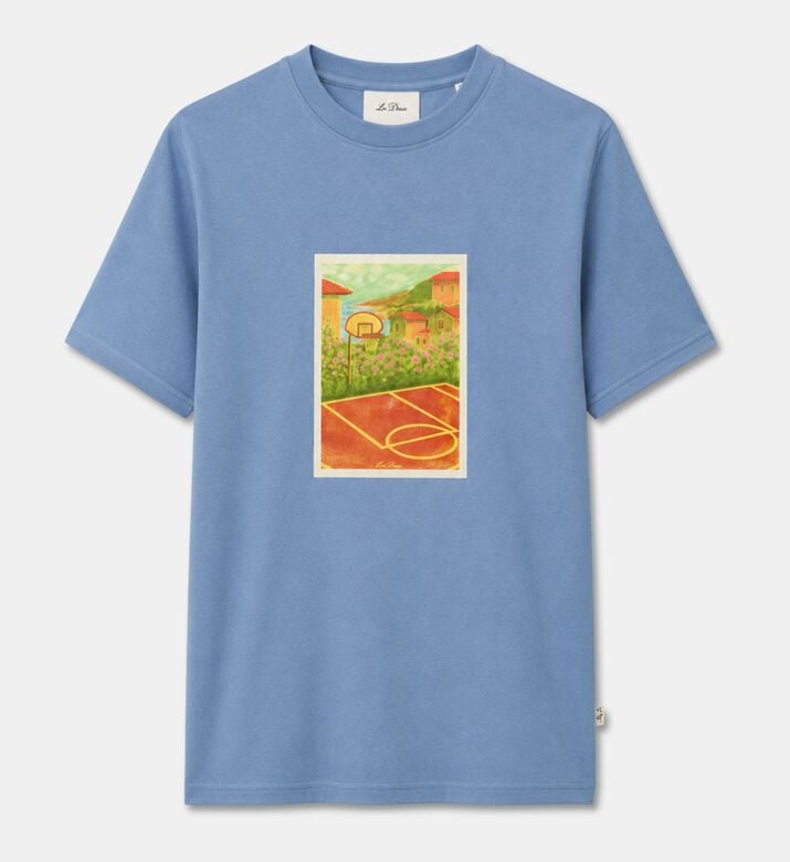 Les Deux Ts Court, Blue, Xl, Packshot View
