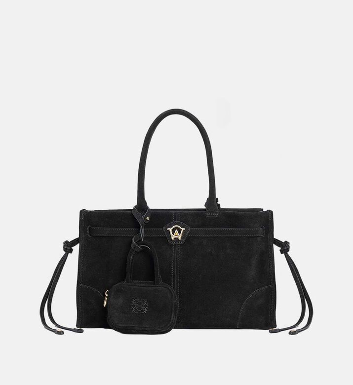 Zouzou Suede Leather Handbag