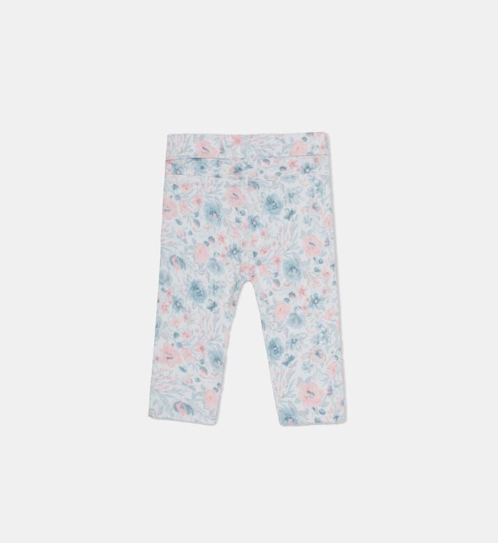 Floral-print Snug-fit Pants Floral-print Snug-fit Pants