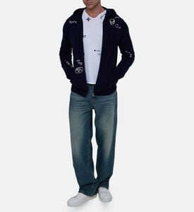 كارديغان كلاش متعدد النقوش بسحّاب