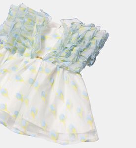 Layered Ruffle Sleeve Dress