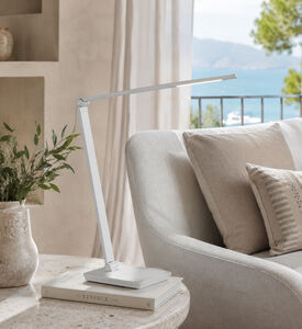 Sompex Uli Plastic Led Table Lamp, White, Packshot View