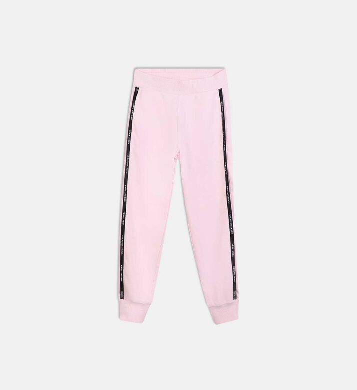 Elastic Waistband Regular-fit Pants