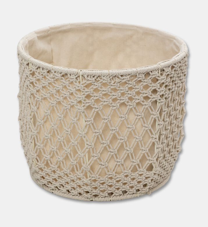 Home Deco and More Sona Cotton Robe Waste Bin, Packshot View