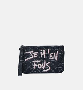 حقيبة يد قنب مطلي بطباعة غرافيكية