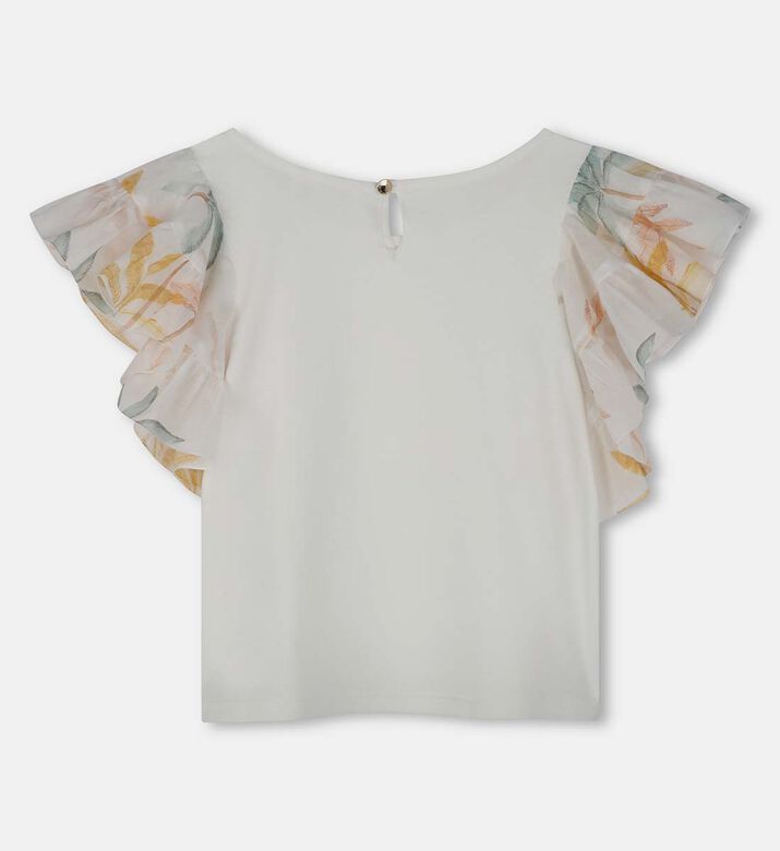 بلوزة بطبعة شجرة نخيل