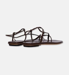 Soeur Rosalie Leather String Sandals, Packshot View