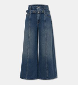 Closed Double-waistband Wide-leg Jeans, Dark-blue, 26, Packshot View